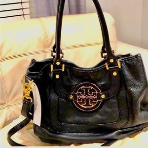 TORY BURCH leather Amanda Cross Body Satchel